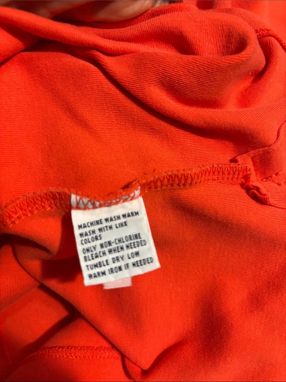 Polo by Ralph Lauren Men’s Orange Short-Sleeve Polo with Green Logo